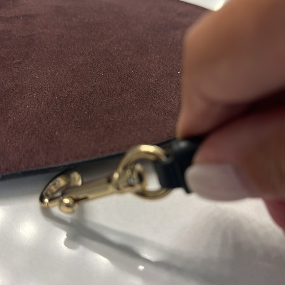 Coach “Ellen”Black Leather Crossbody Bag with Gold Accents - Picture 13 of 13